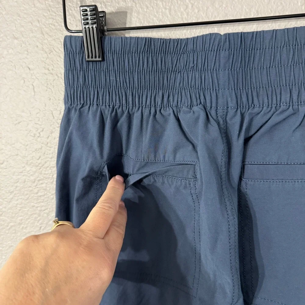 CALIA Women's Size XS Blue‎ High Rise Ankle Zip Joggers Pockets
